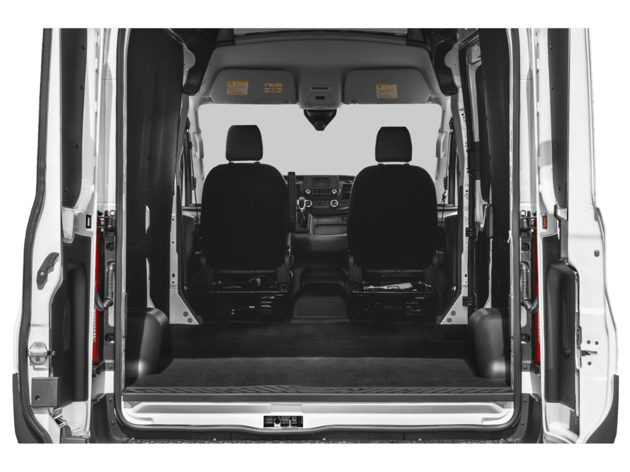 2026 Ford Transit Cargo Van T-350 - Interior Trunk with Hatch Open Feature