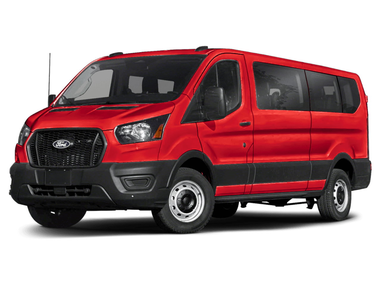 2026 Ford Transit Passenger Wagon T-350 - Front 3/4, facing to the left