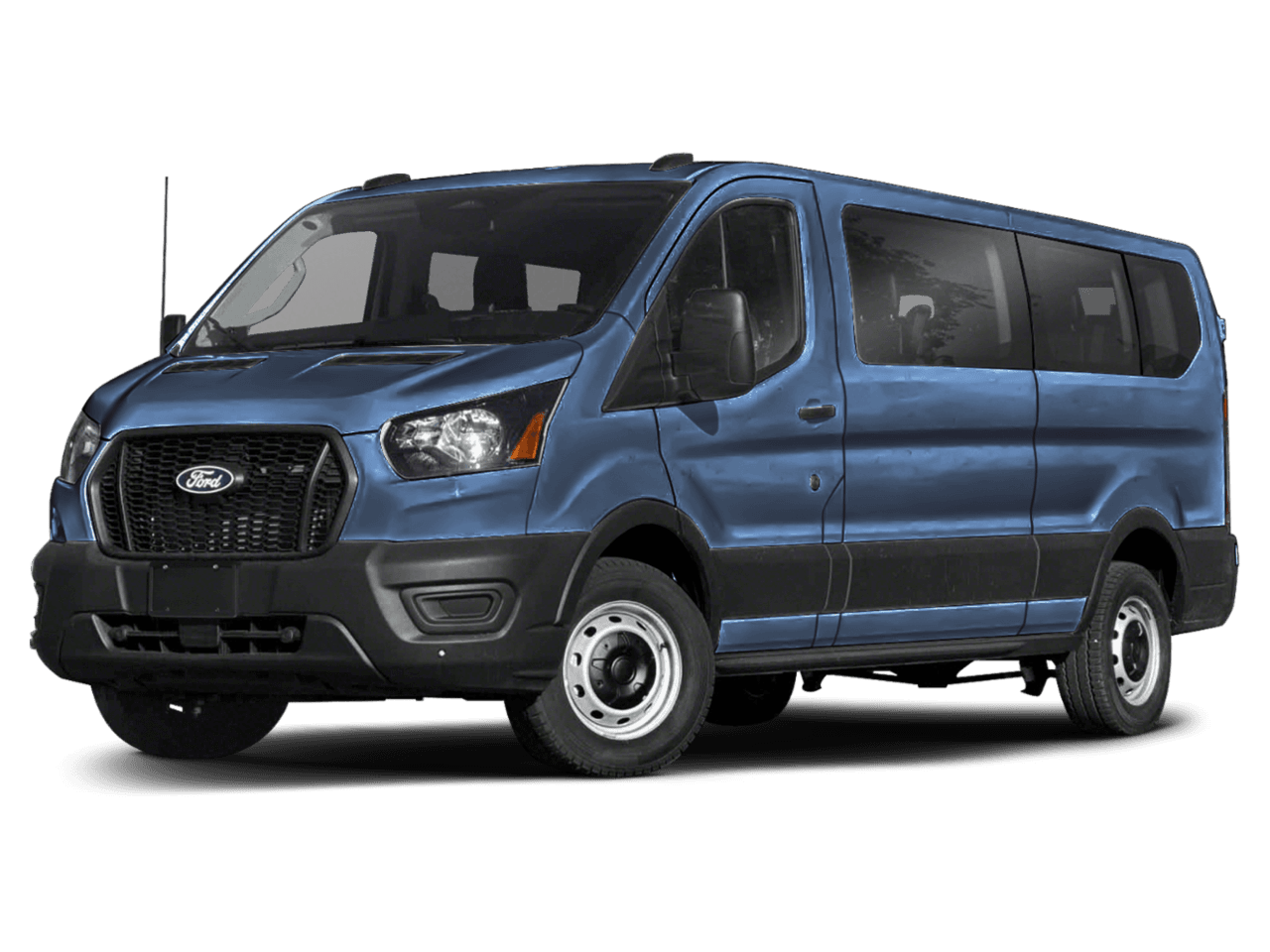 2026 Ford Transit Passenger Wagon T-350 - Front 3/4, facing to the left