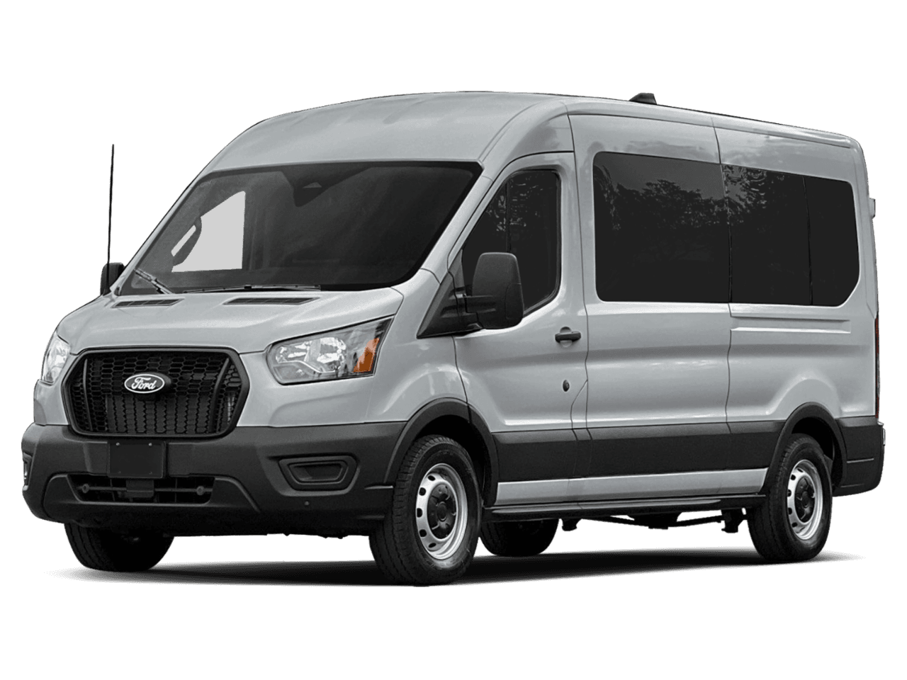 2026 Ford Transit Passenger Wagon T-350 - Front 3/4, facing to the left