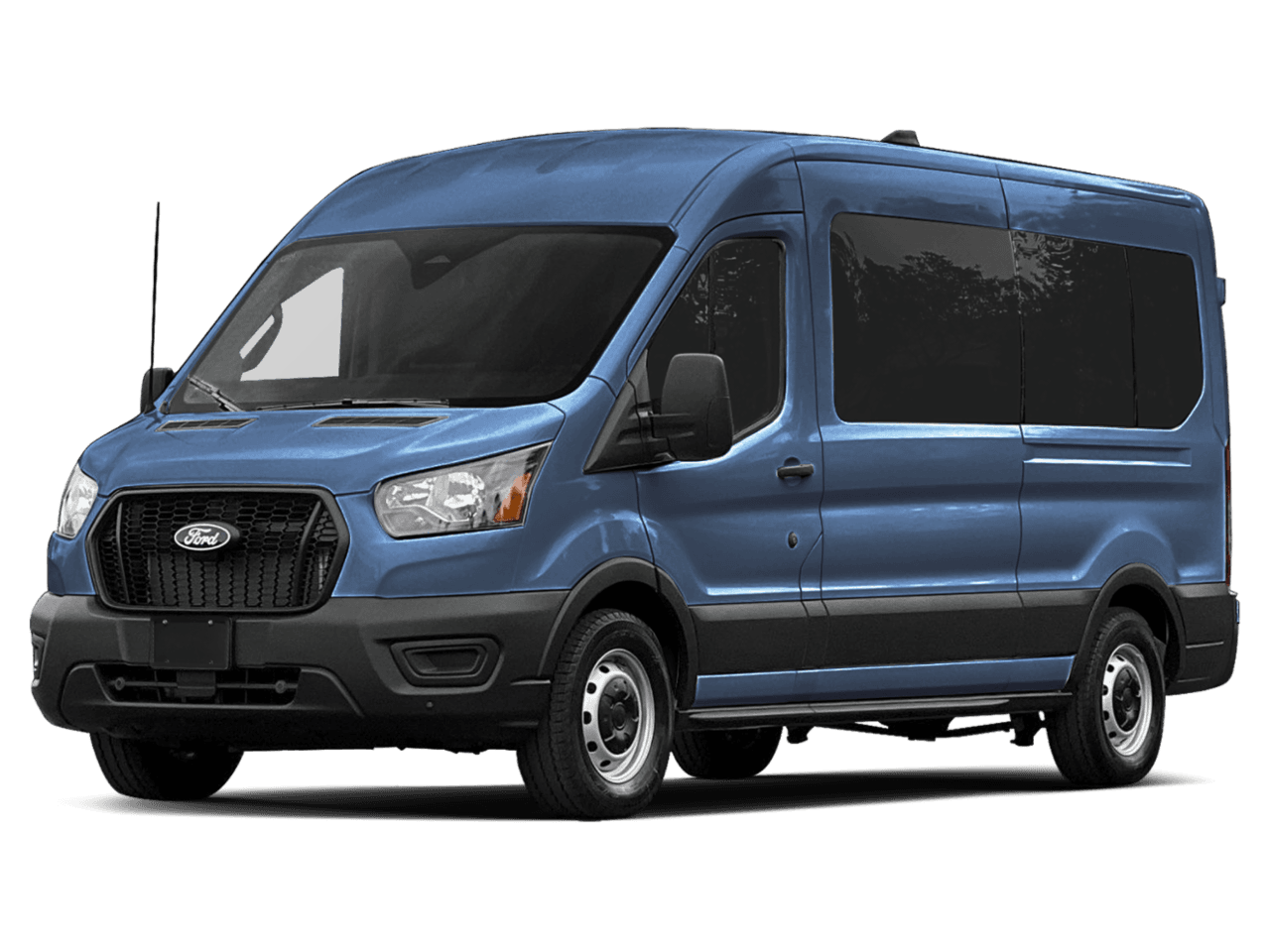 2026 Ford Transit Passenger Wagon T-350 - Front 3/4, facing to the left