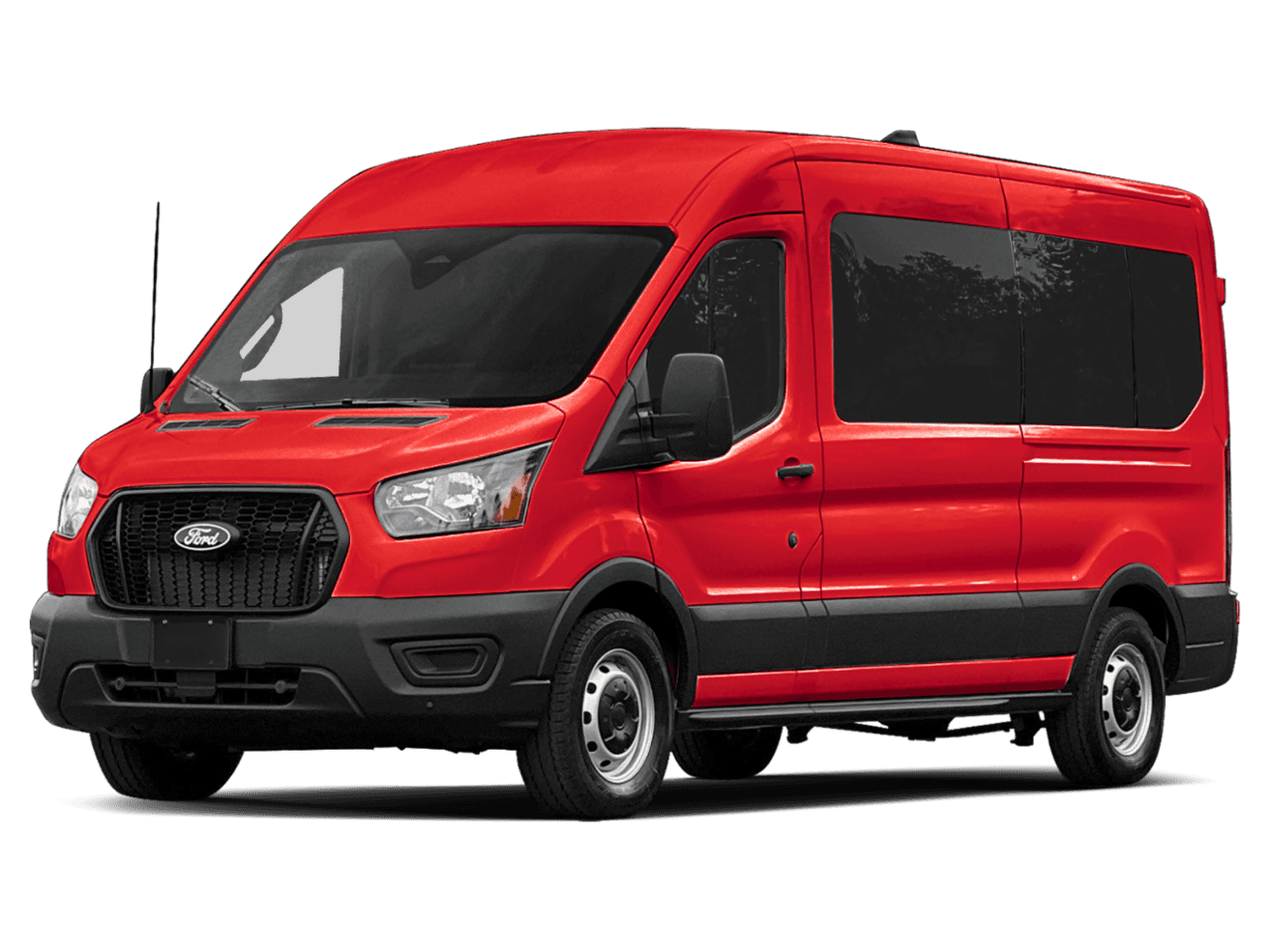 2026 Ford Transit Passenger Wagon T-350 - Front 3/4, facing to the left