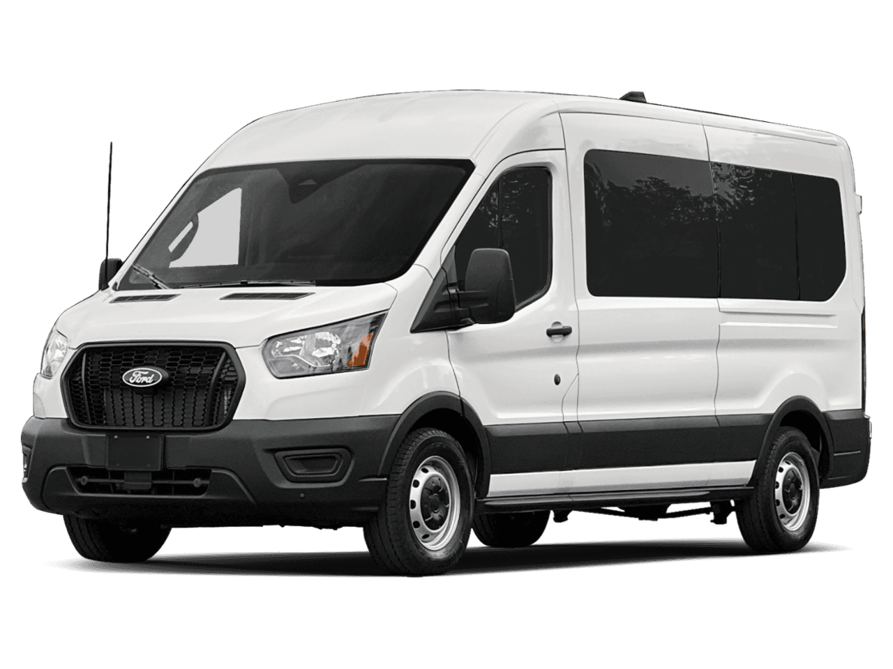 2026 Ford Transit Passenger Wagon T-350 - Front 3/4, facing to the left