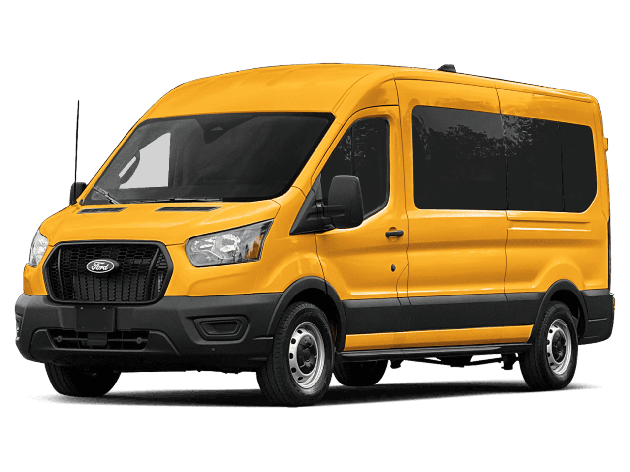 2026 Ford Transit Passenger Wagon T-350 - Front 3/4, facing to the left