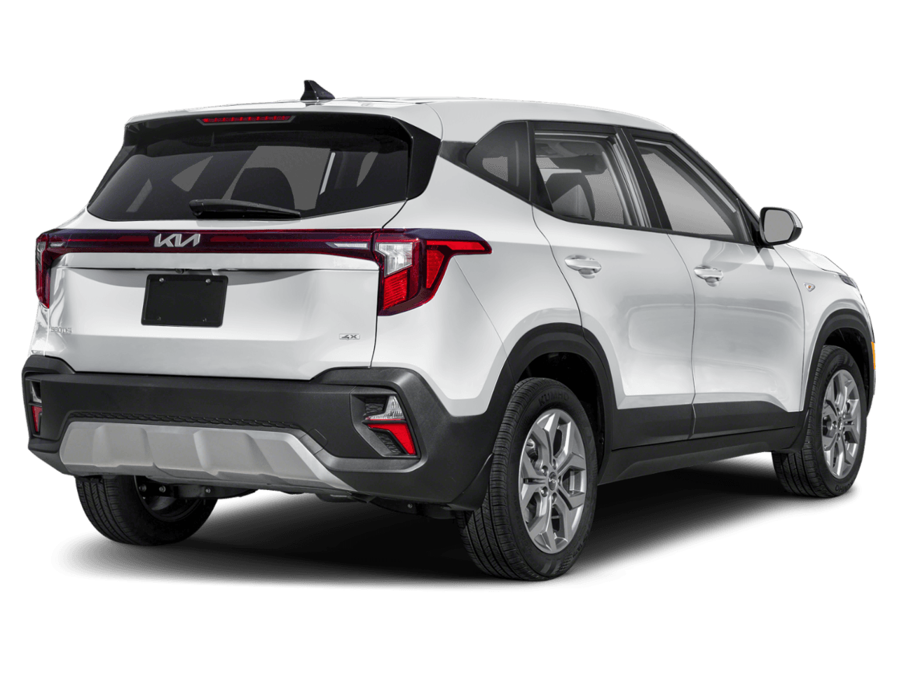 2026 Kia Seltos LX - Rear 3/4, facing to the right