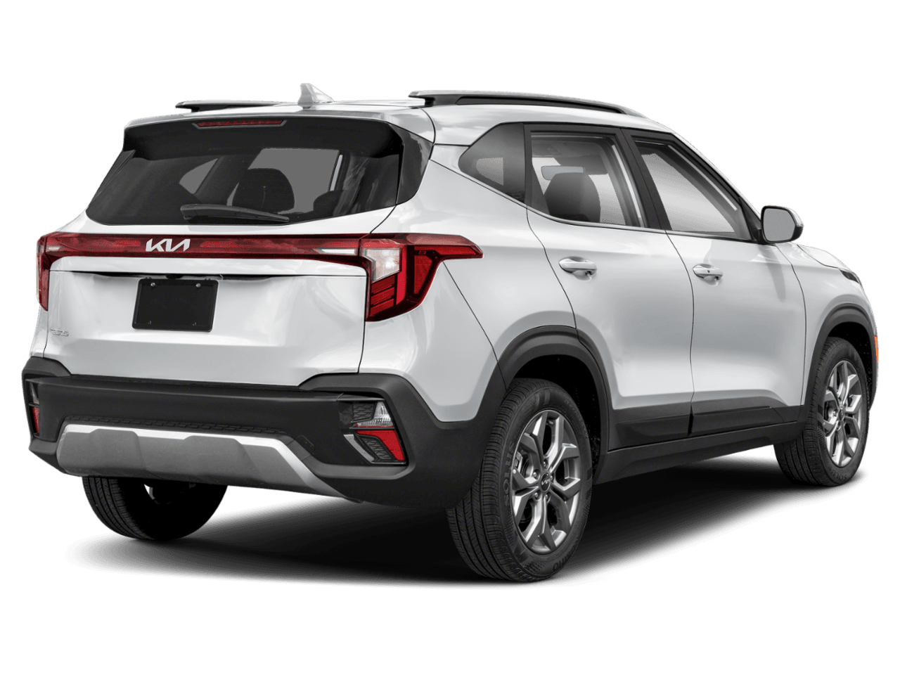 2026 Kia Seltos S - Rear 3/4, facing to the right