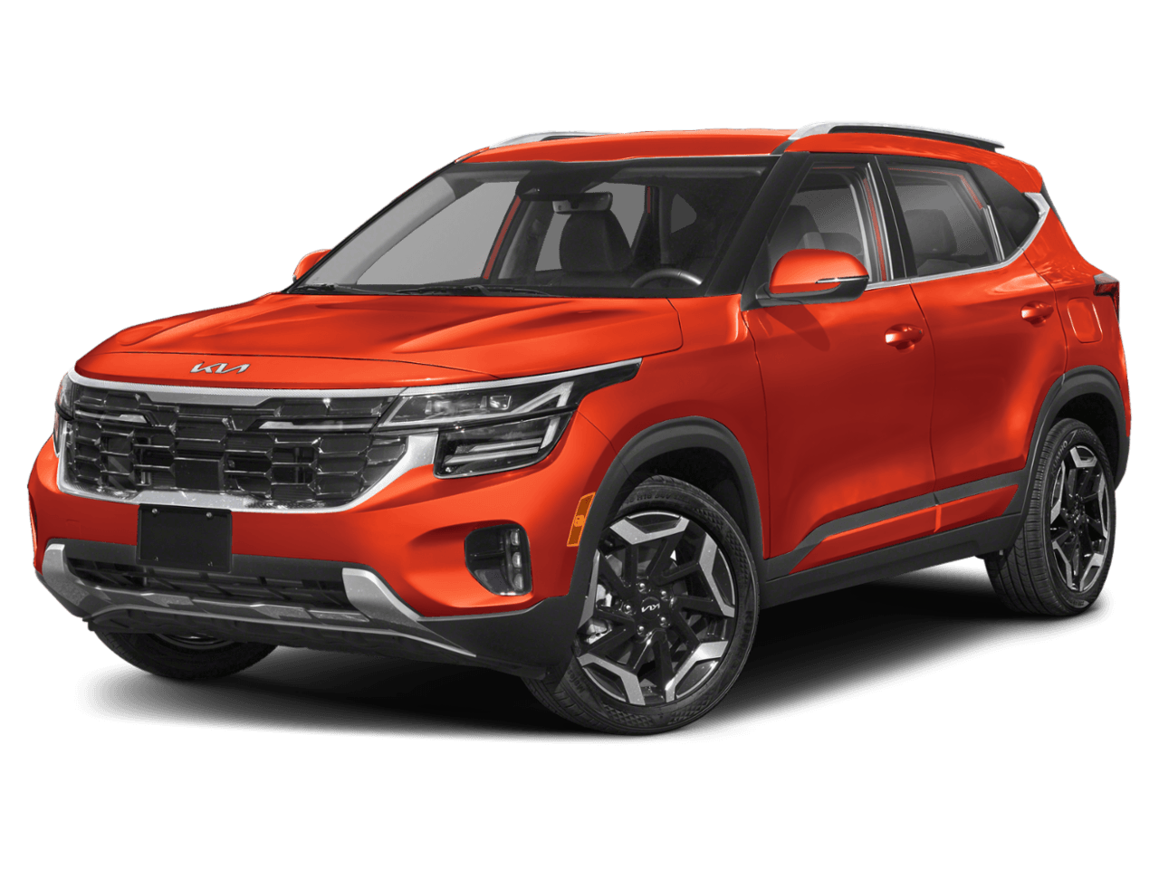 2026 Kia Seltos SX - Front 3/4, facing to the left
