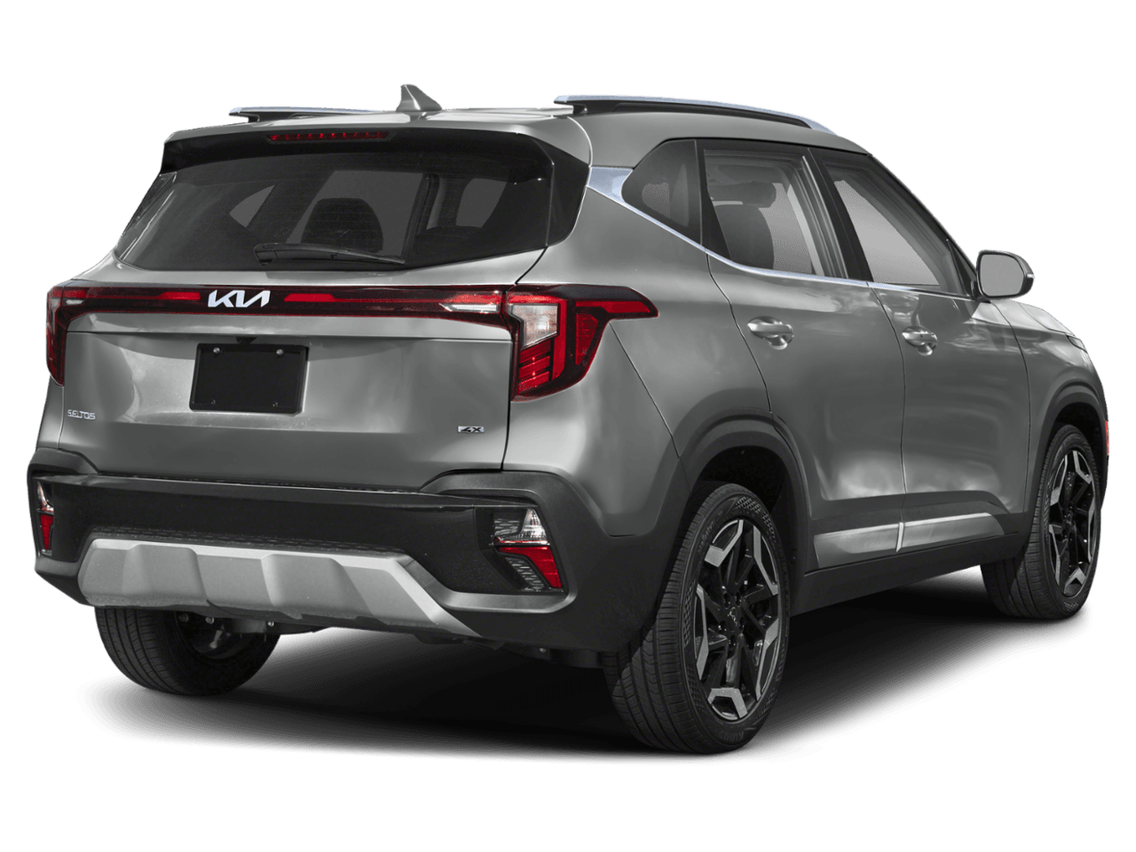 2026 Kia Seltos SX - Rear 3/4, facing to the right