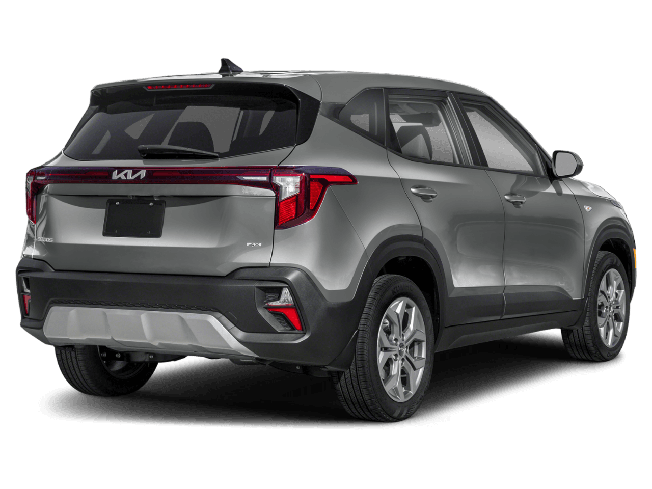 2026 Kia Seltos LX - Rear 3/4, facing to the right