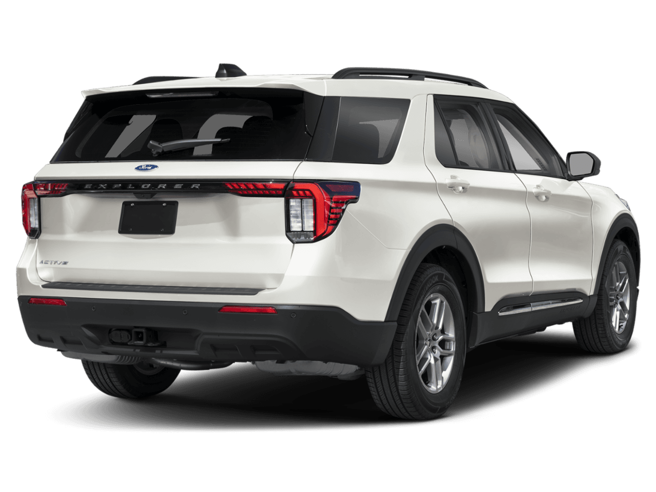 2026 Ford Explorer Active - Rear 3/4, facing to the right