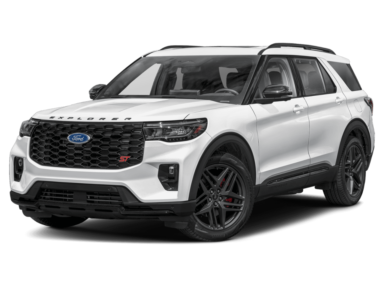 2026 Ford Explorer ST - Front 3/4, facing to the left