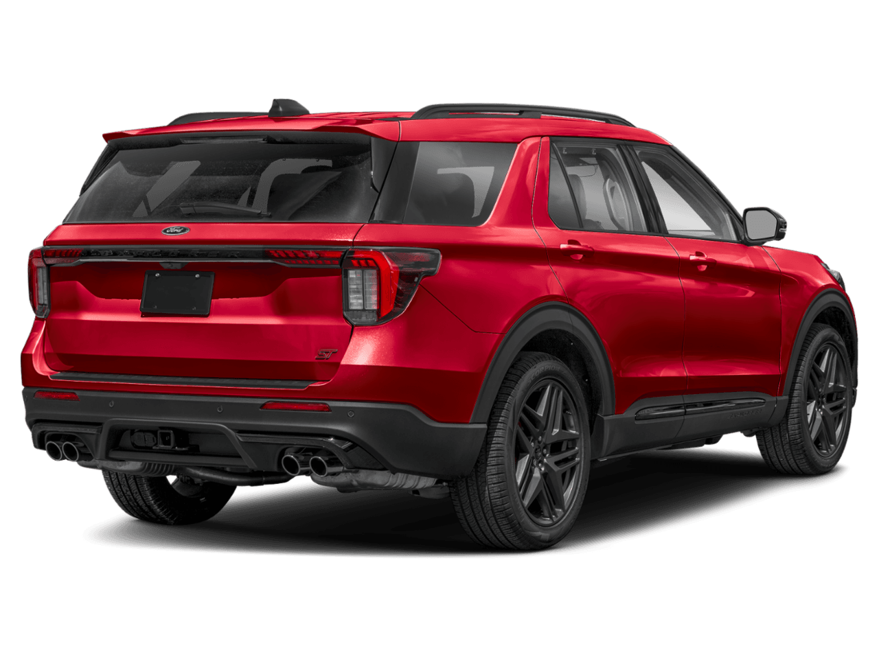2026 Ford Explorer ST - Rear 3/4, facing to the right