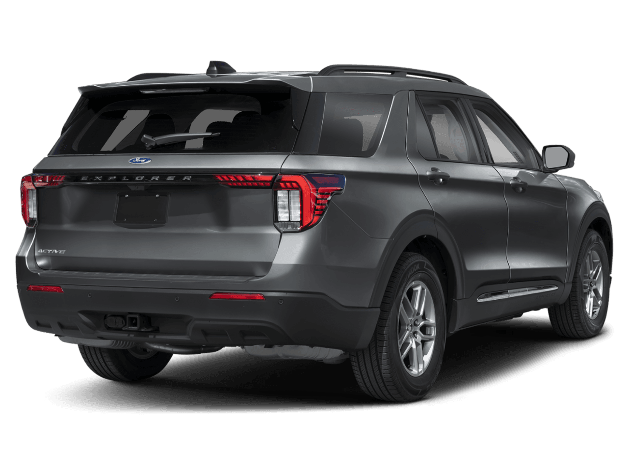 2026 Ford Explorer Active - Rear 3/4, facing to the right