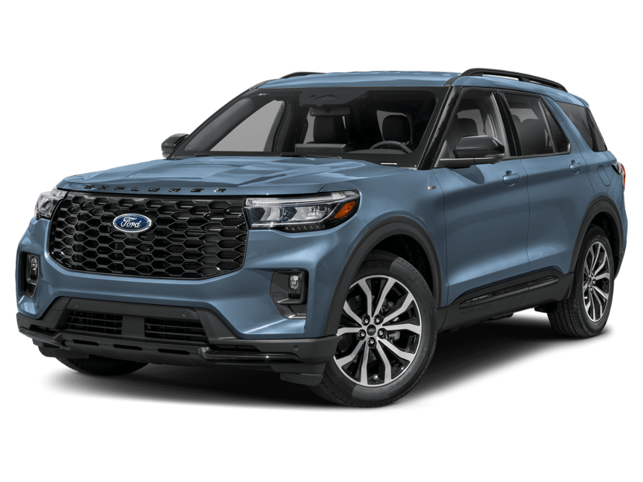 2026 Ford Explorer ST-Line - Front 3/4, facing to the left