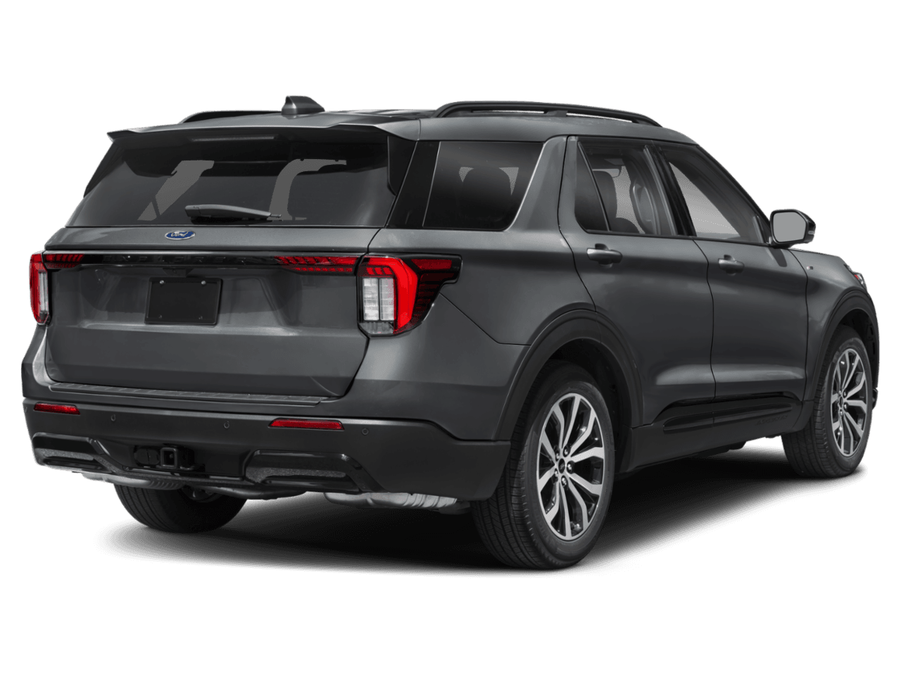 2026 Ford Explorer ST-Line - Rear 3/4, facing to the right