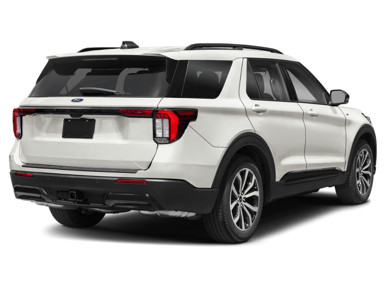 2026 Ford Explorer ST-Line - Rear 3/4, facing to the right