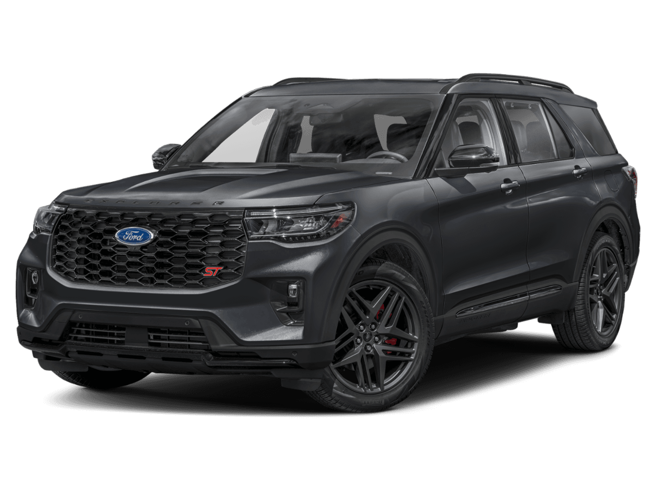 2026 Ford Explorer ST - Front 3/4, facing to the left