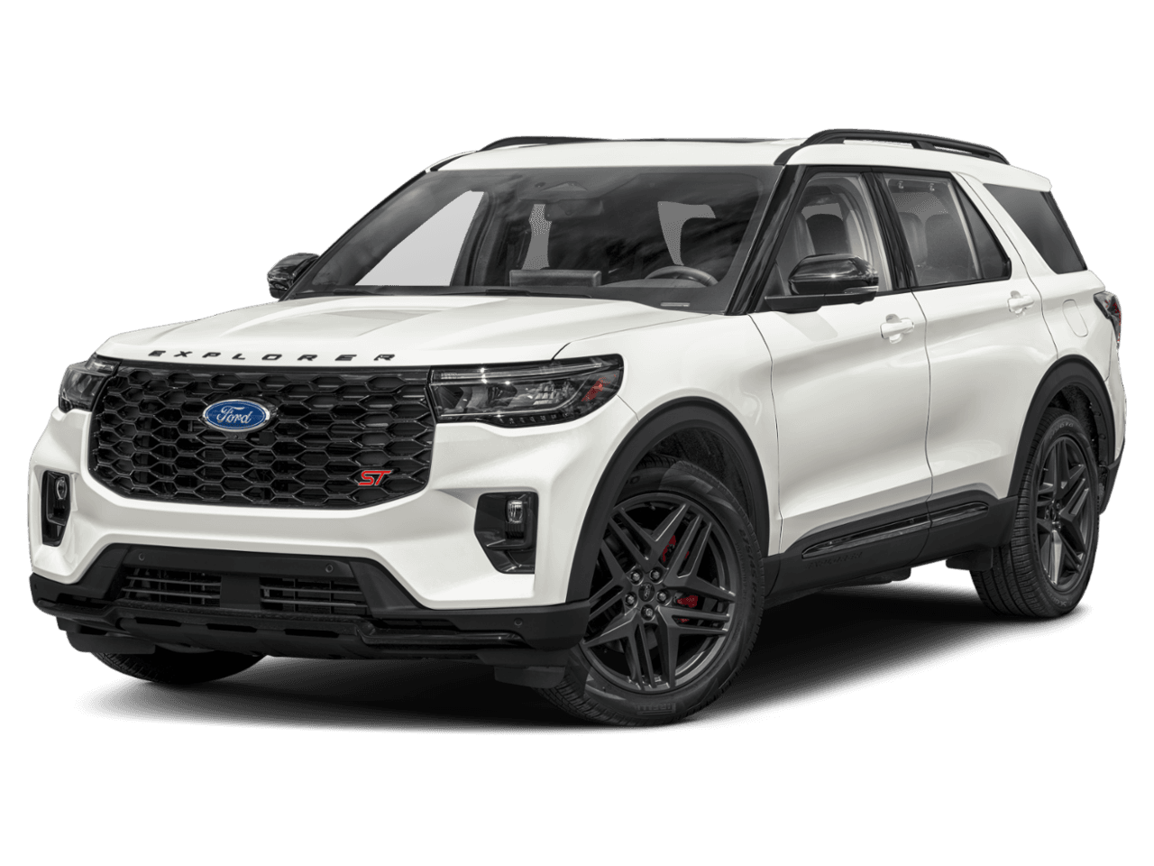 2026 Ford Explorer ST - Front 3/4, facing to the left