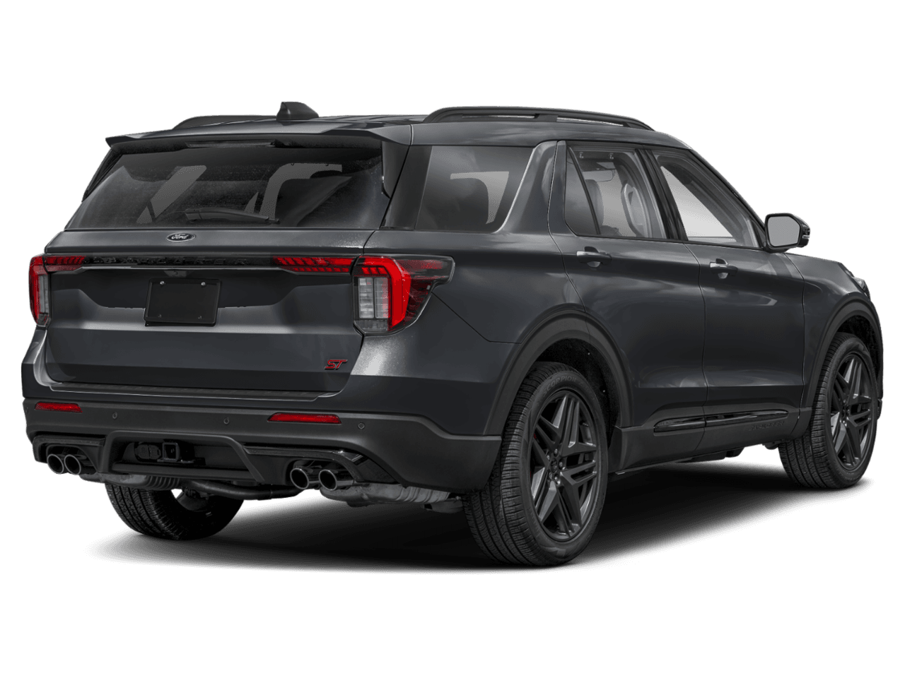 2026 Ford Explorer ST - Rear 3/4, facing to the right