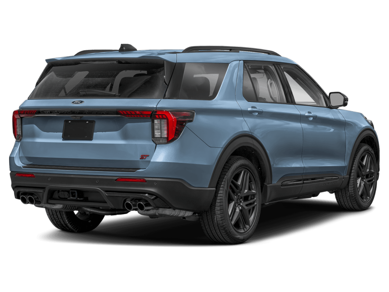 2026 Ford Explorer ST - Rear 3/4, facing to the right
