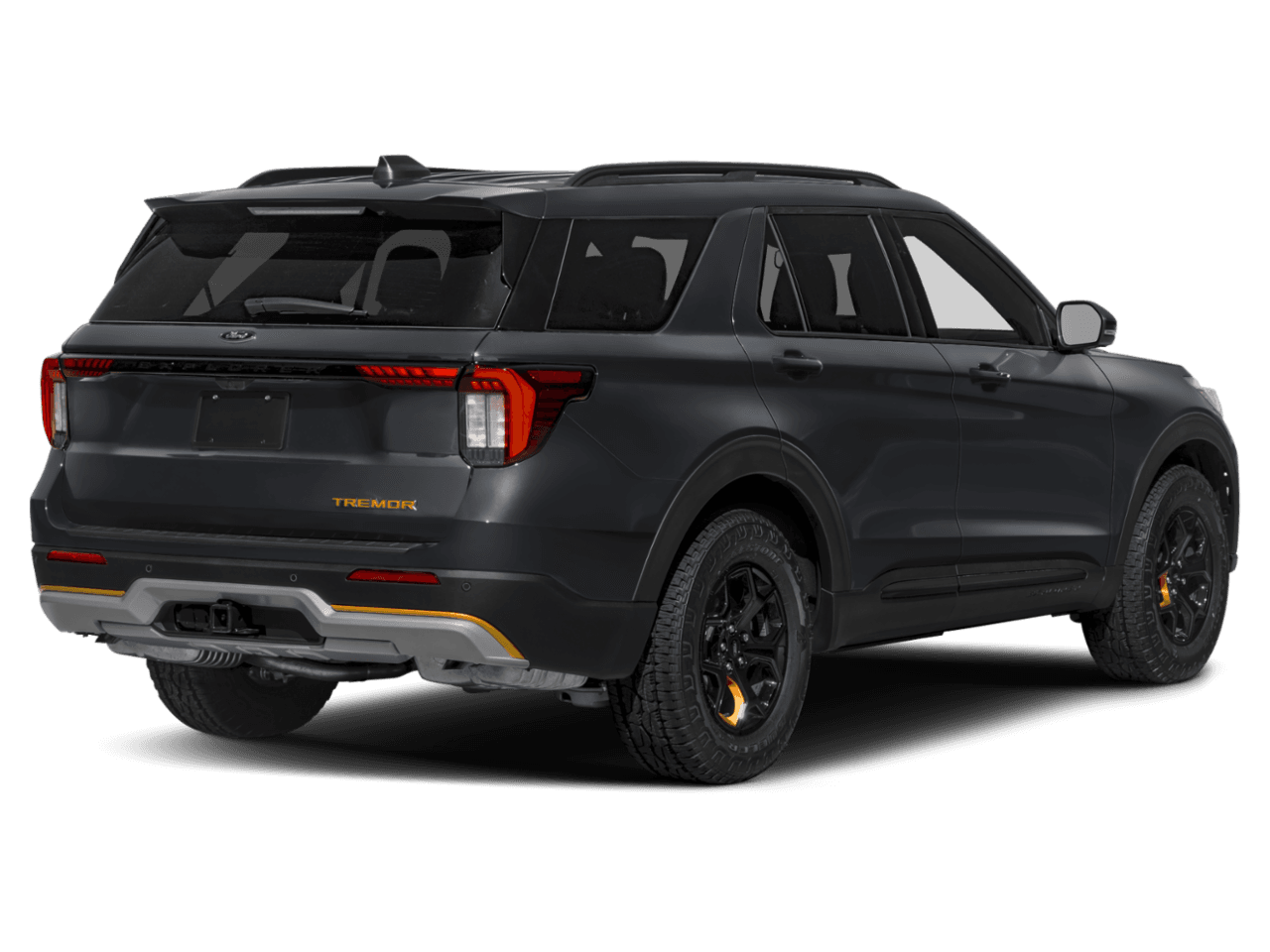 2026 Ford Explorer Tremor - Rear 3/4, facing to the right