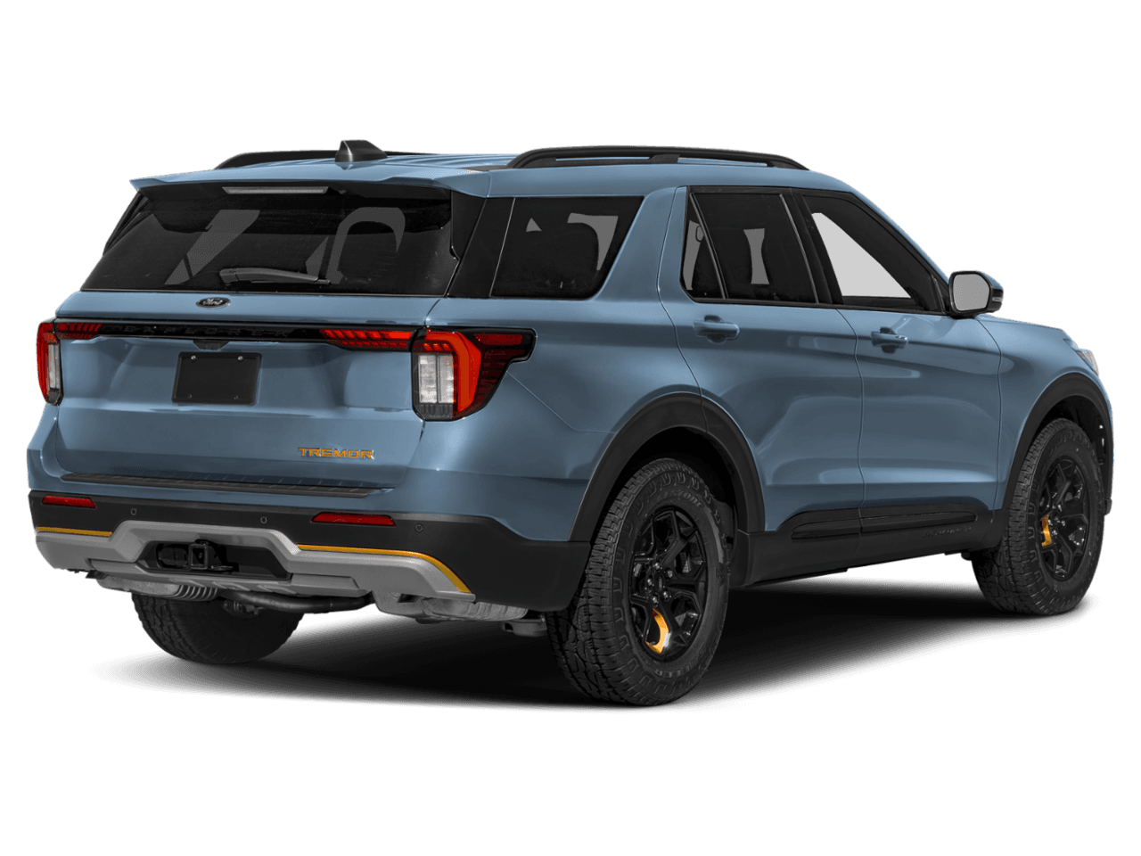 2026 Ford Explorer Tremor - Rear 3/4, facing to the right