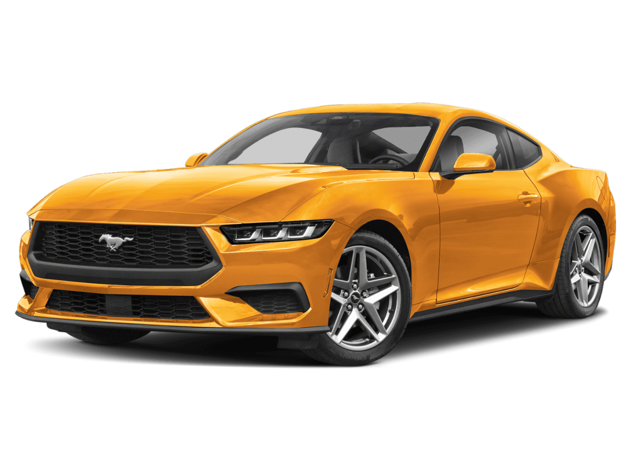 2026 Ford Mustang EcoBoost - Front 3/4, facing to the left