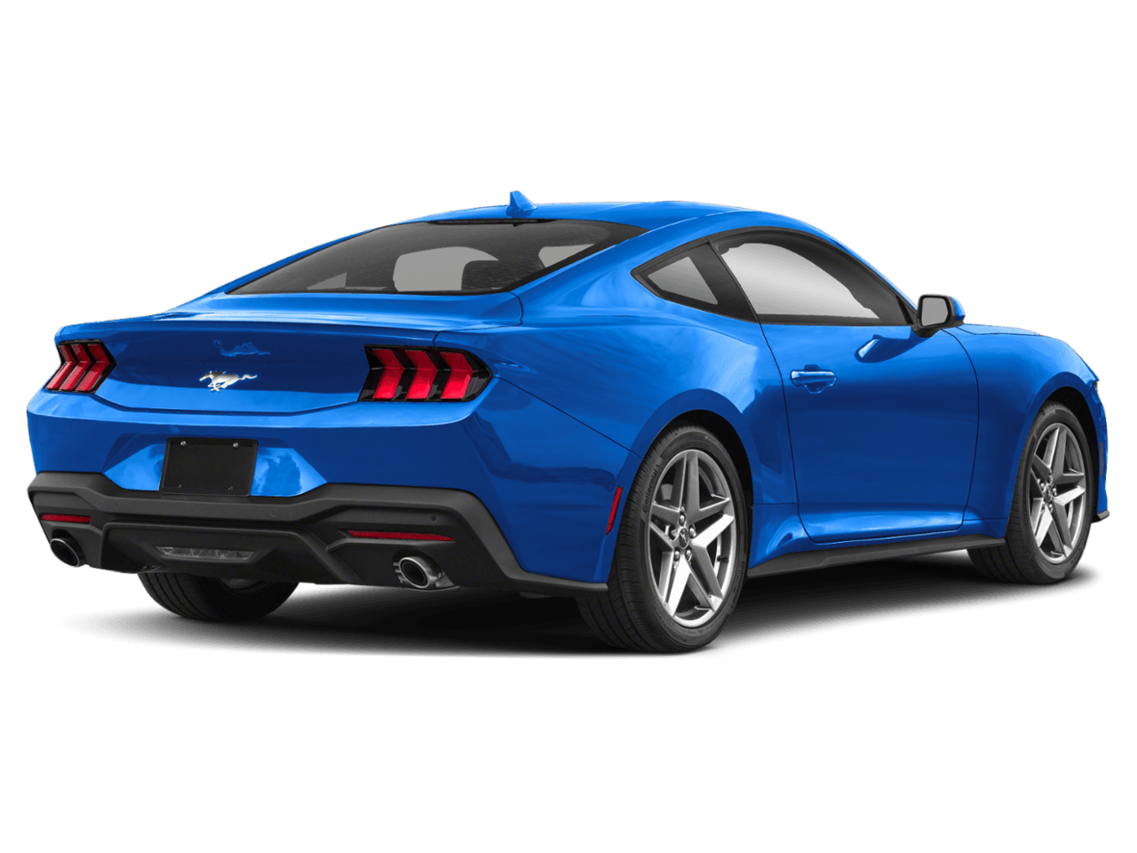 2026 Ford Mustang EcoBoost - Rear 3/4, facing to the right