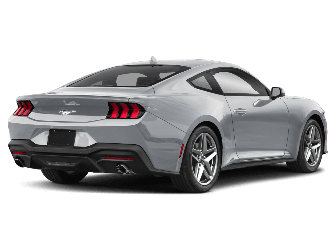 2026 Ford Mustang EcoBoost - Rear 3/4, facing to the right