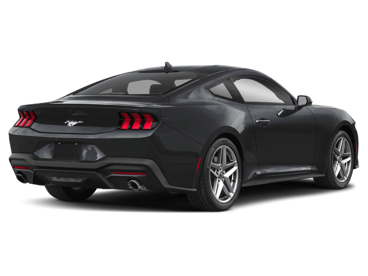 2026 Ford Mustang EcoBoost - Rear 3/4, facing to the right