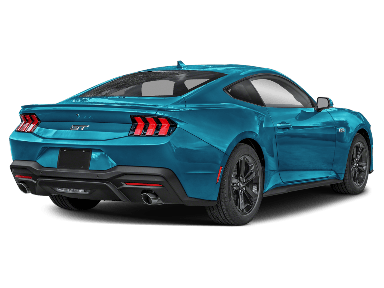 2026 Ford Mustang GT - Rear 3/4, facing to the right