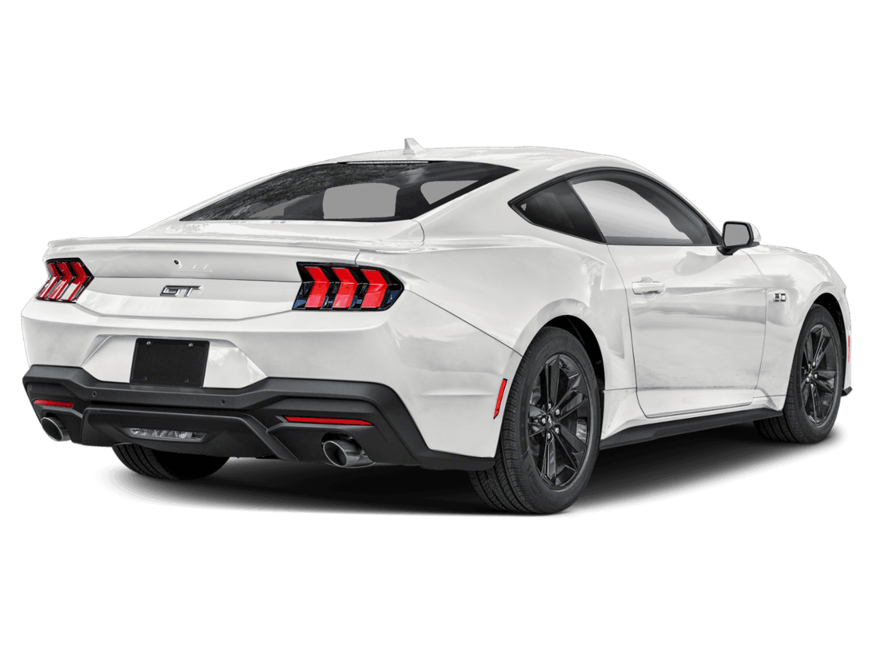 2026 Ford Mustang GT - Rear 3/4, facing to the right