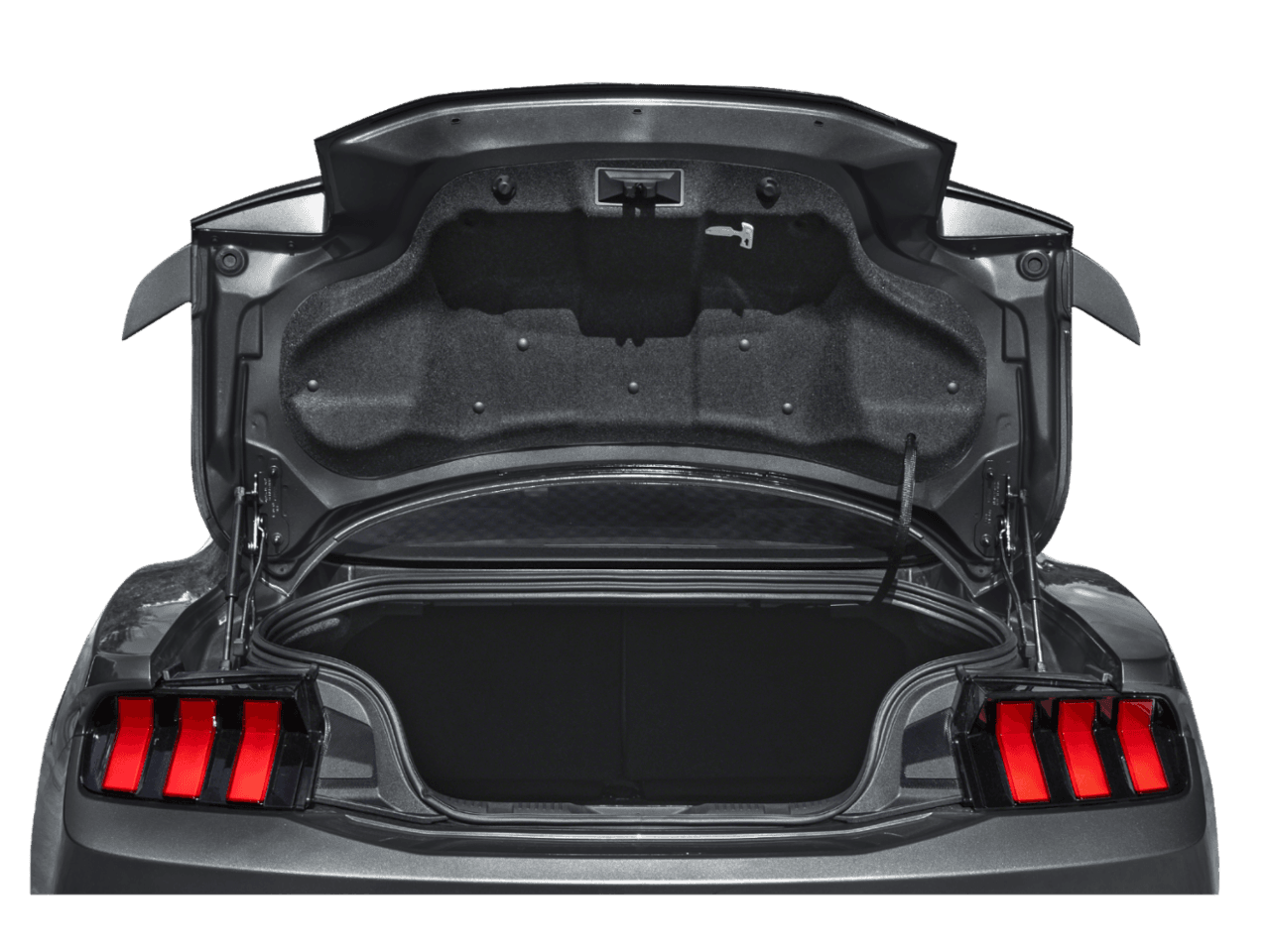 2026 Ford Mustang GT - Interior Trunk with Hatch Open Feature