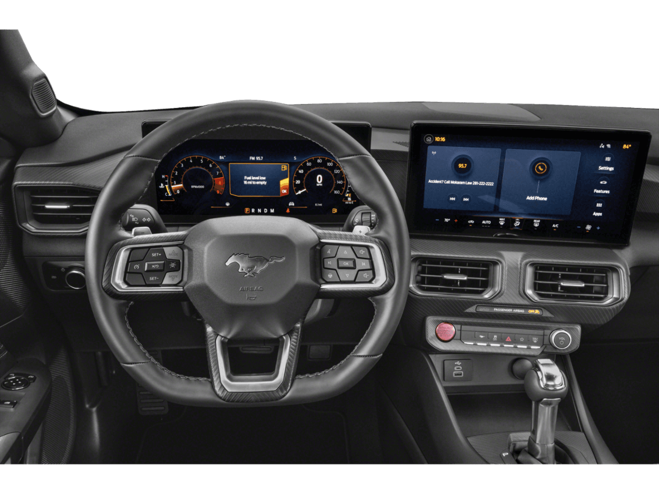 2026 Ford Mustang GT - Interior Drivers Dash