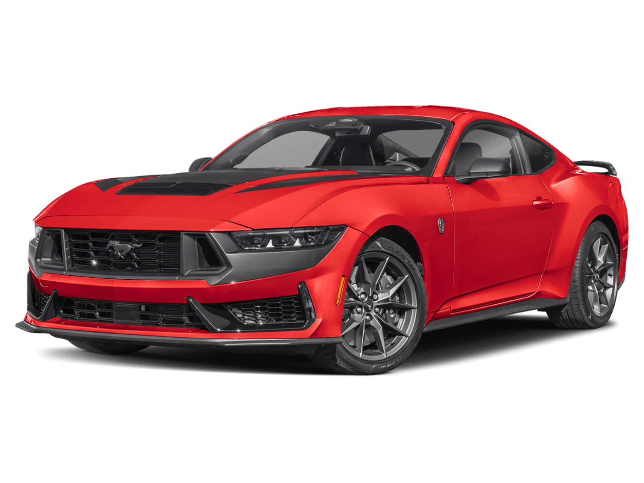 2026 Ford Mustang Dark - Front 3/4, facing to the left