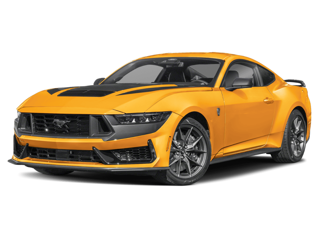 2026 Ford Mustang Dark - Front 3/4, facing to the left