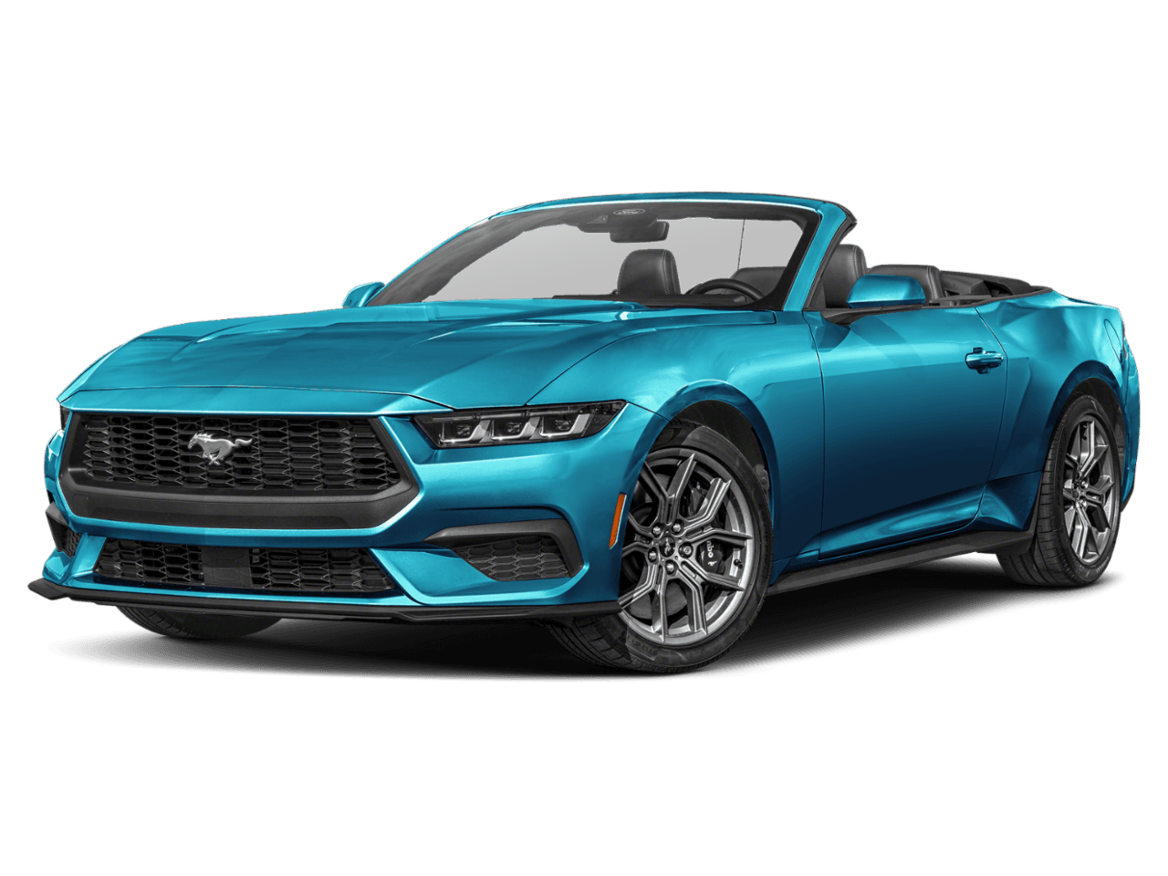 2026 Ford Mustang EcoBoost - Front 3/4, facing to the left