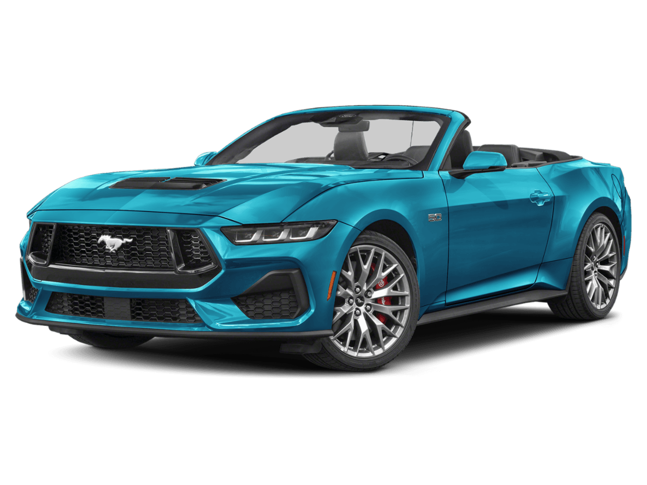 2026 Ford Mustang GT - Front 3/4, facing to the left