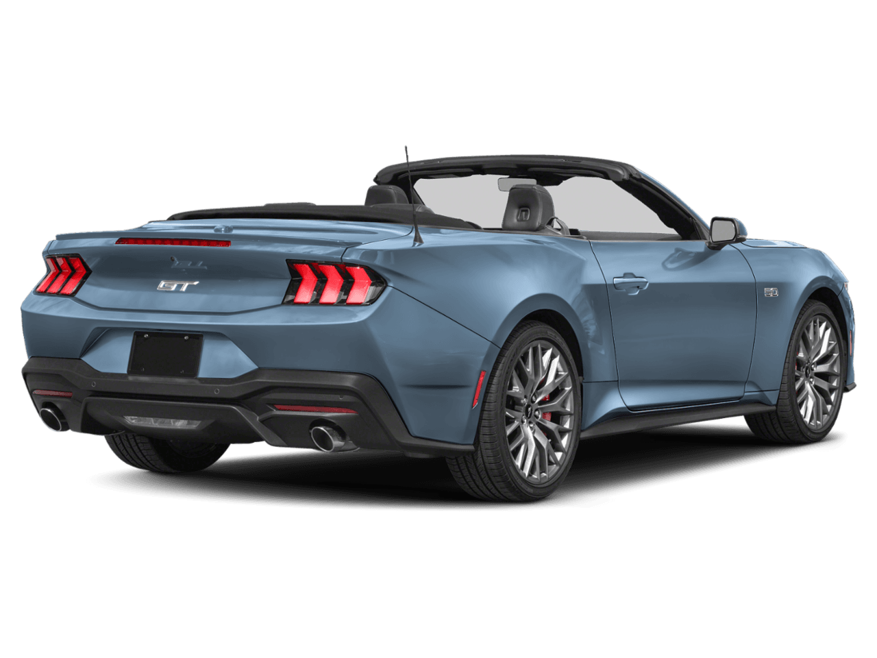 2026 Ford Mustang GT - Rear 3/4, facing to the right