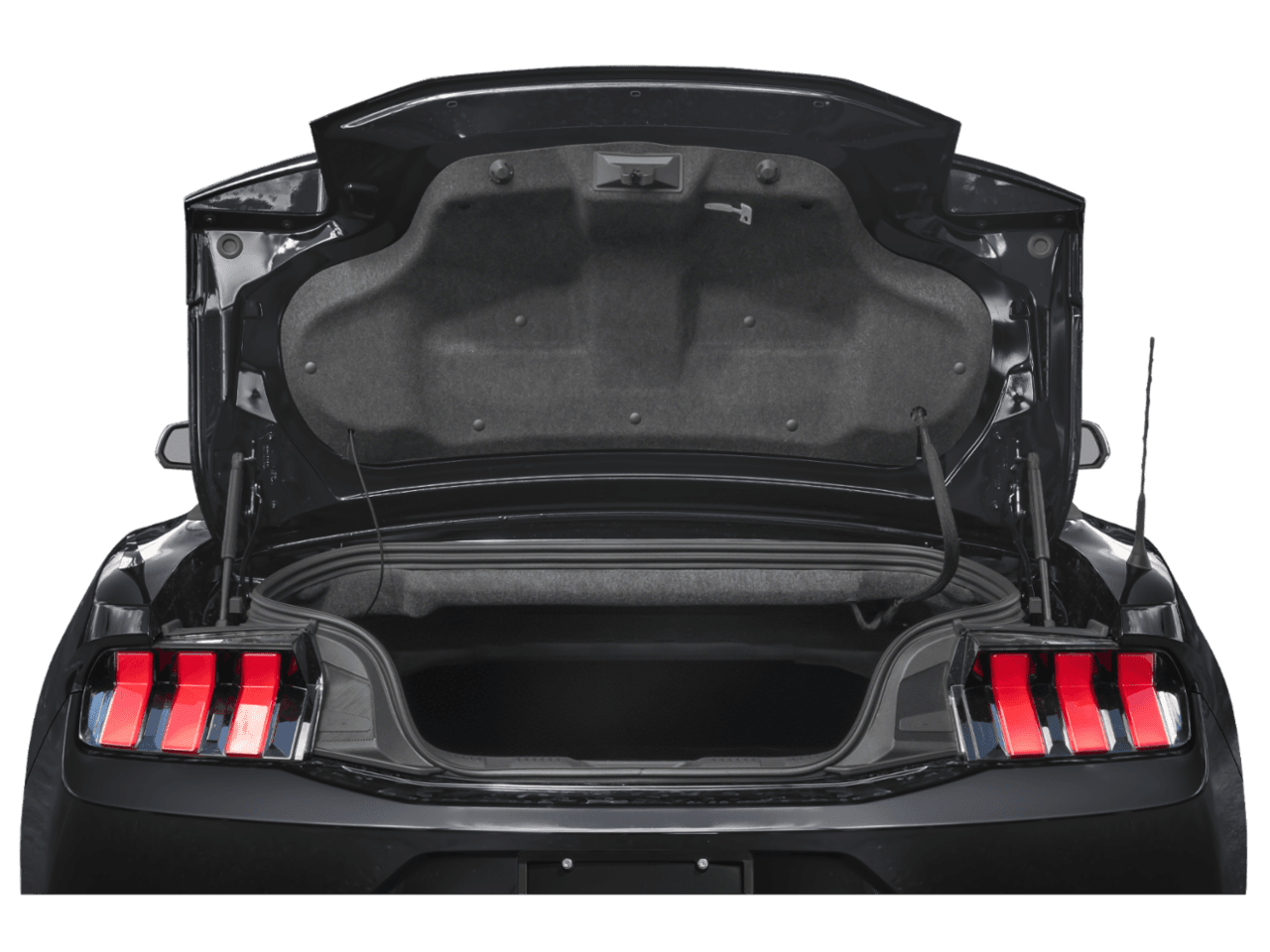 2026 Ford Mustang GT - Interior Trunk with Hatch Open Feature