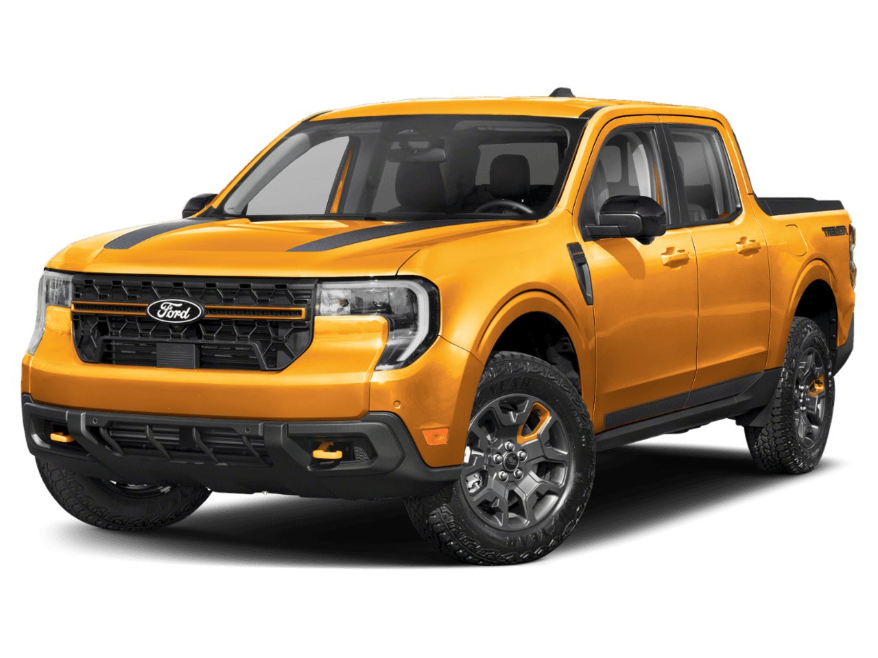 2026 Ford Maverick Tremor - Front 3/4, facing to the left