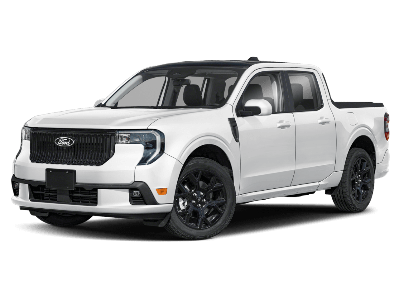 2026 Ford Maverick Lobo - Front 3/4, facing to the left