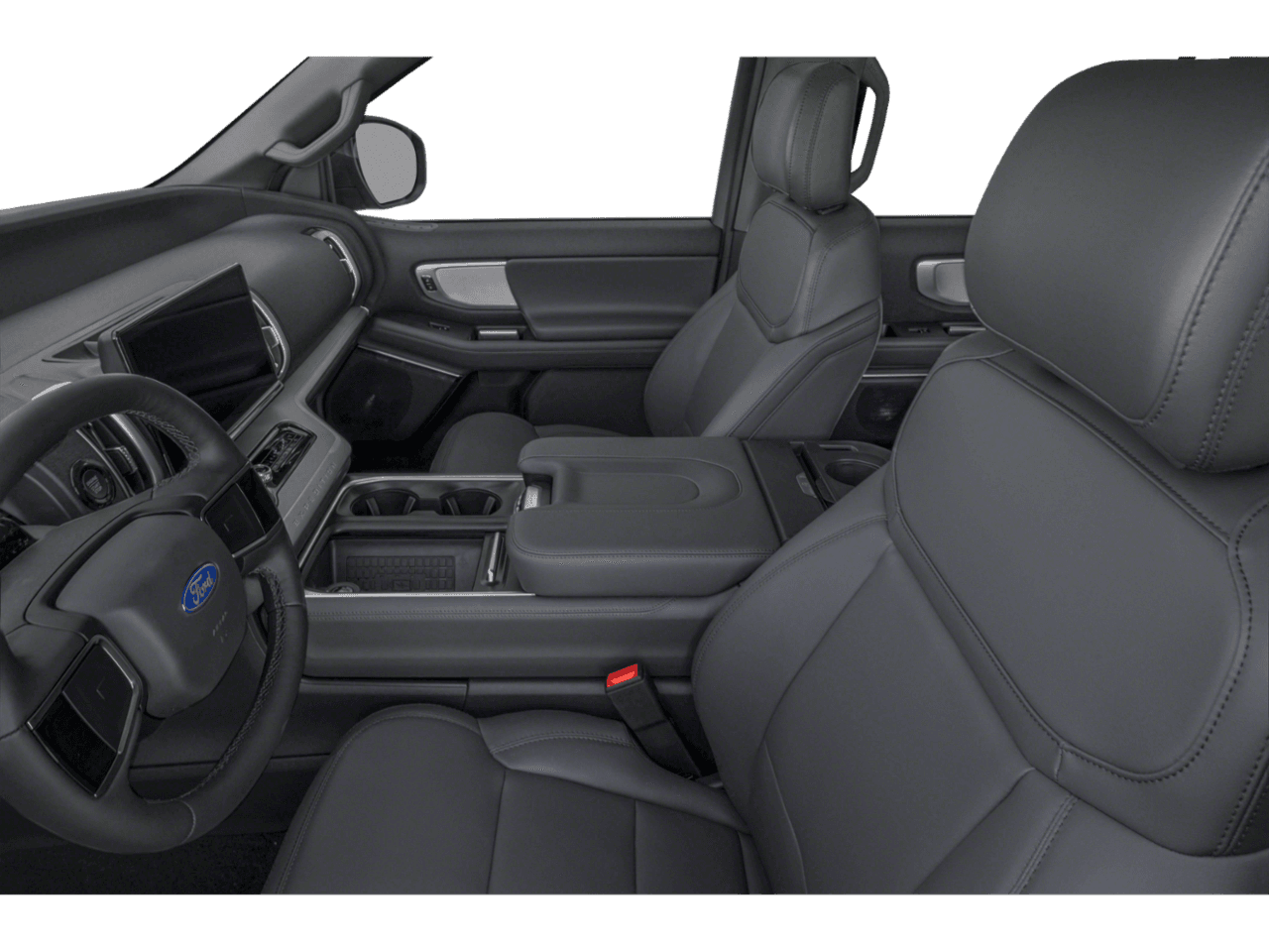 2026 Ford Expedition Active - Interior Driver's Side with Door Open, Front Seat Feature