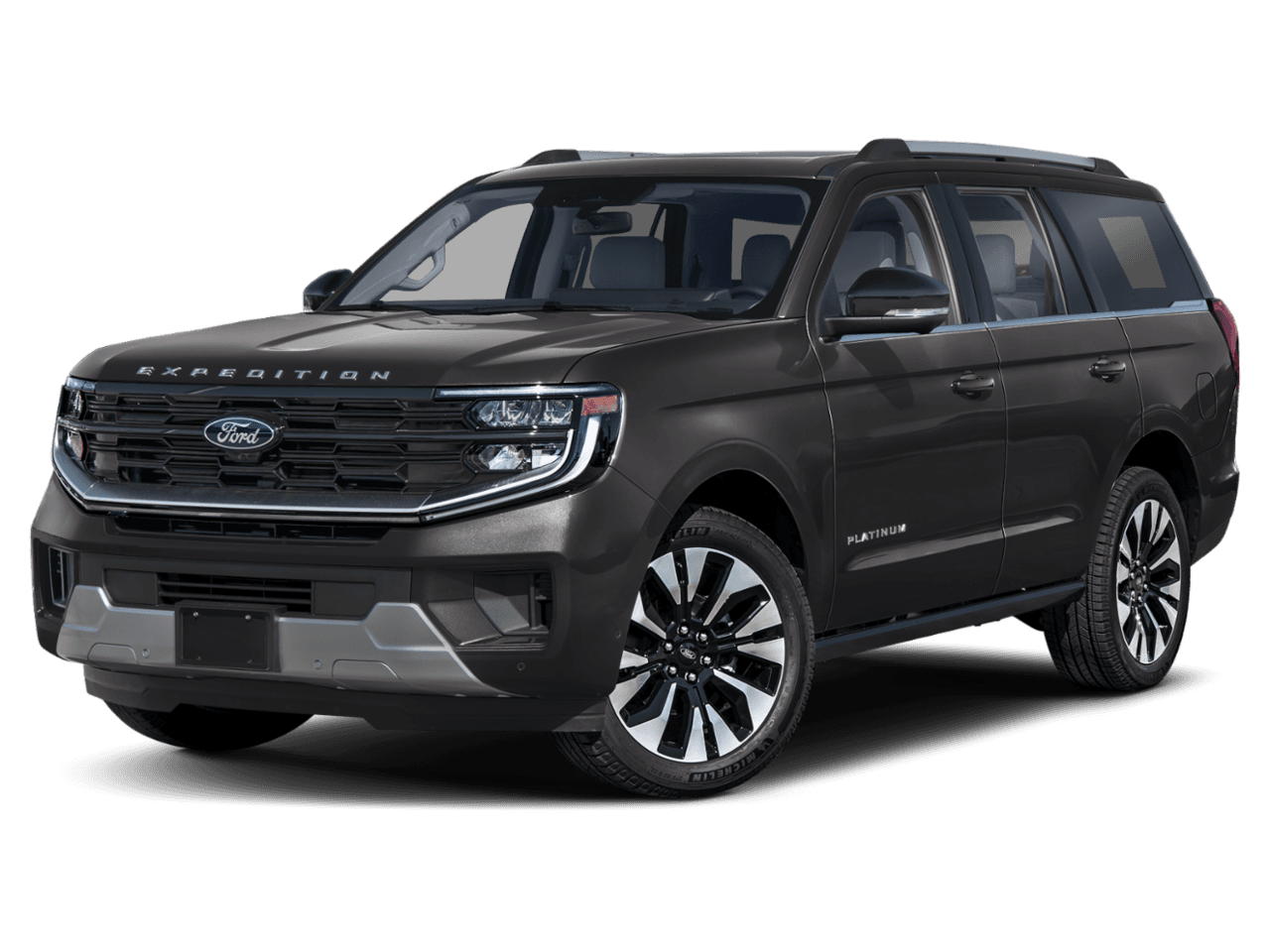 2026 Ford Expedition Platinum - Front 3/4, facing to the left