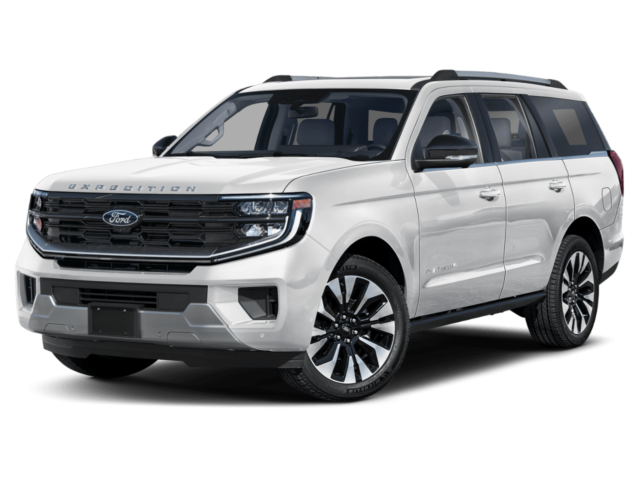 2026 Ford Expedition Platinum - Front 3/4, facing to the left