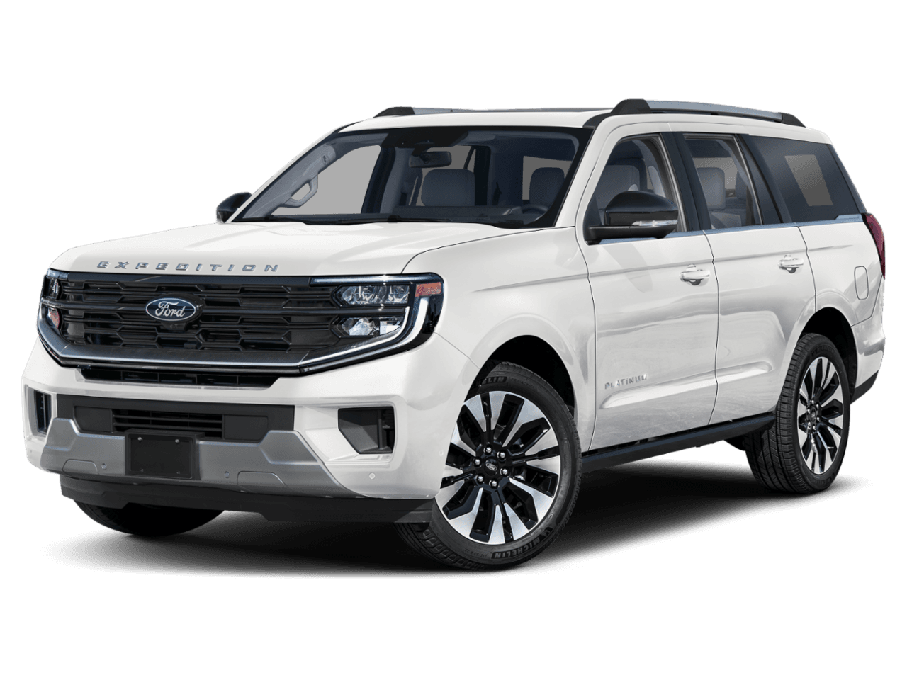 2026 Ford Expedition Platinum - Front 3/4, facing to the left