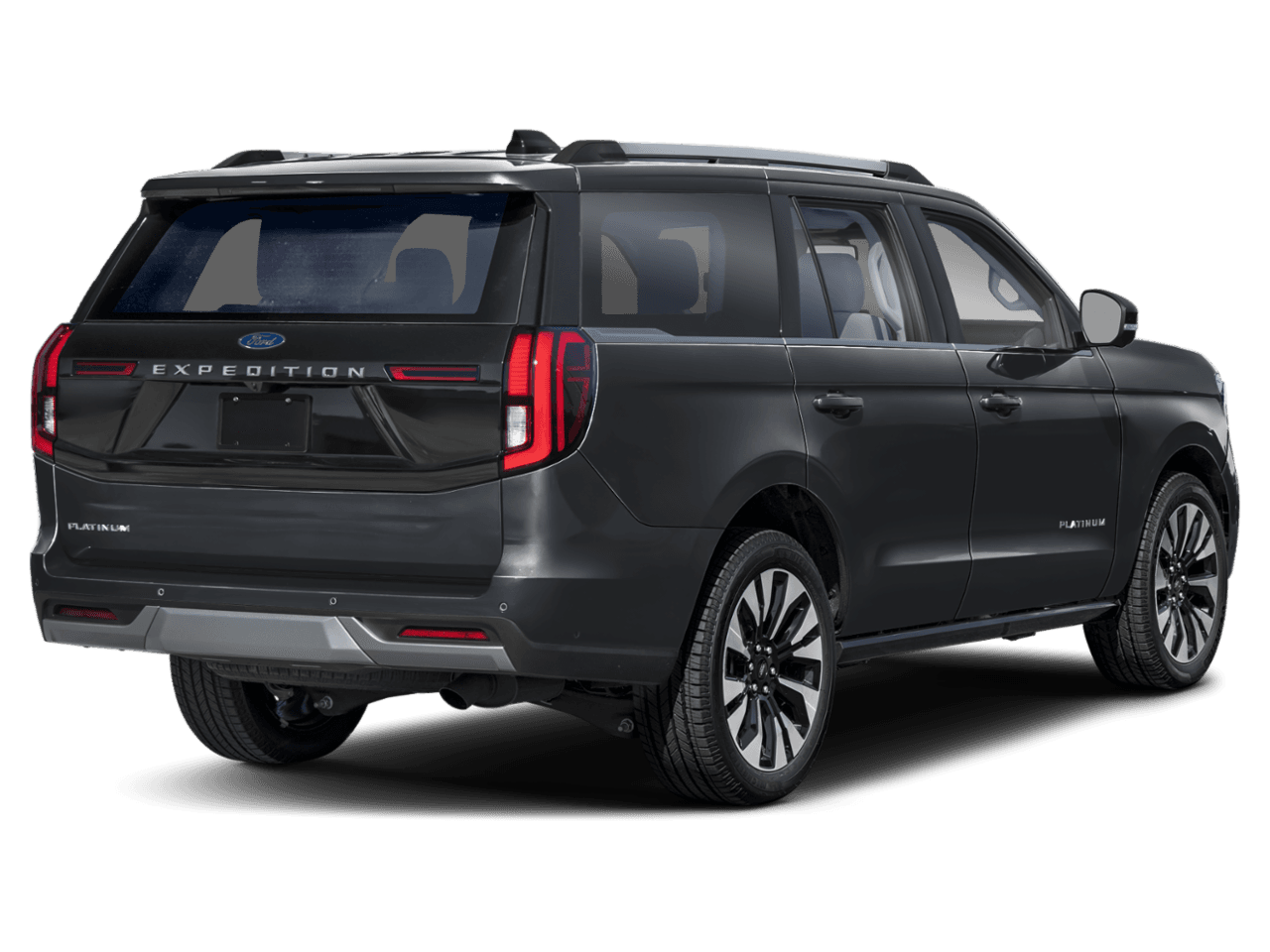 2026 Ford Expedition Platinum - Rear 3/4, facing to the right
