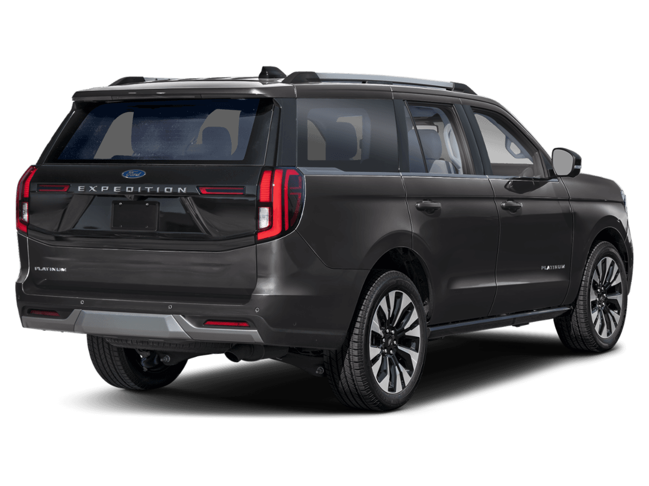 2026 Ford Expedition Platinum - Rear 3/4, facing to the right