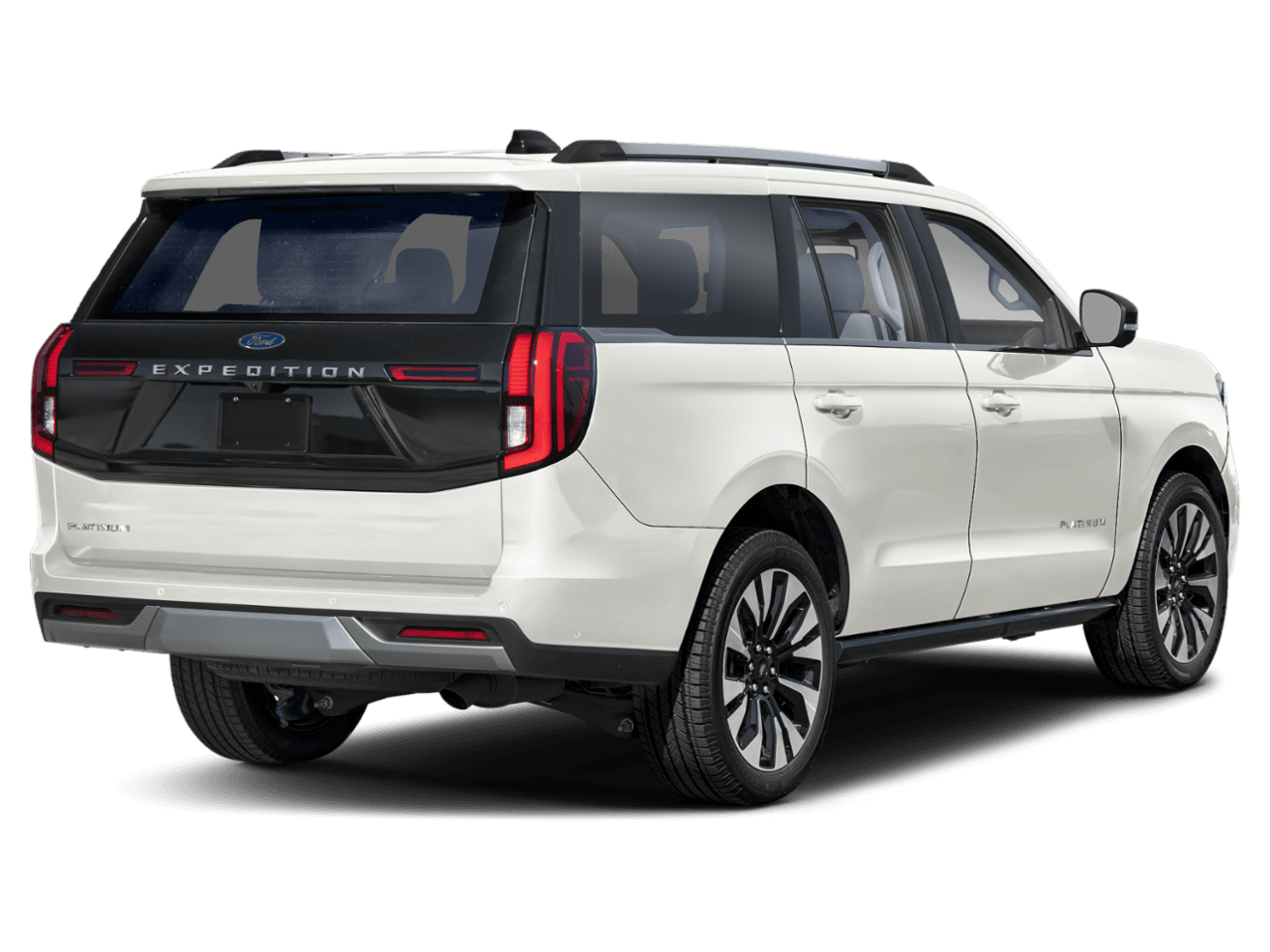 2026 Ford Expedition Platinum - Rear 3/4, facing to the right