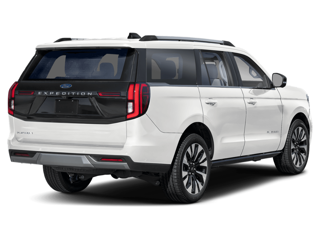 2026 Ford Expedition Platinum - Rear 3/4, facing to the right